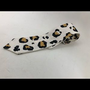 Cotton Leopard Necktie